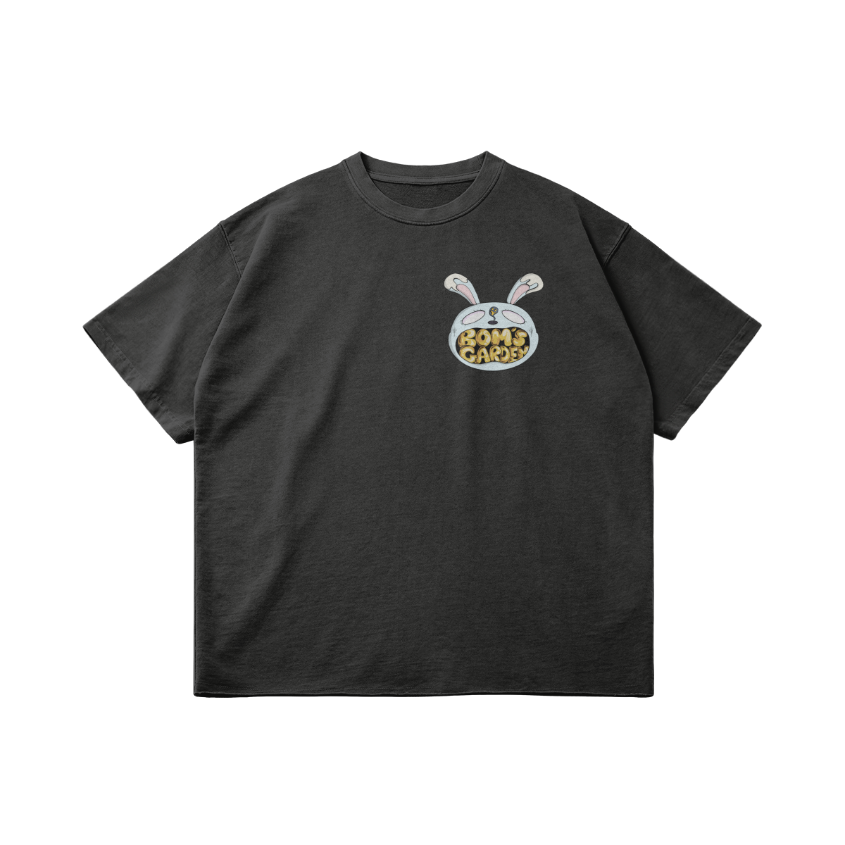 BOM! BUNNY GRILLS RAW HEM TEE